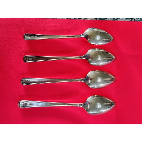 Community Vintage Silverplate Table Spoons Set of 4 - Picture 2 of 4